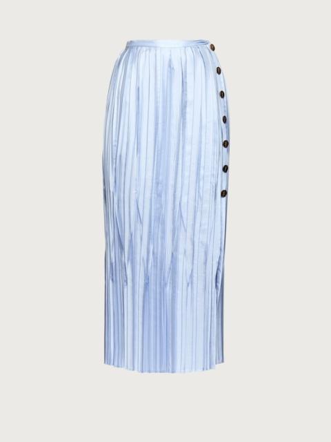 FERRAGAMO PLEATED SILK SKIRT