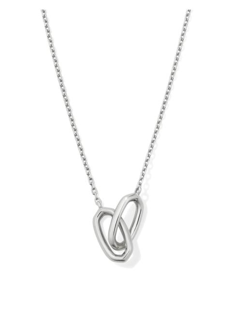 KENDRA SCOTT Danielle Sterling Silver Interlocking Pendant Necklace