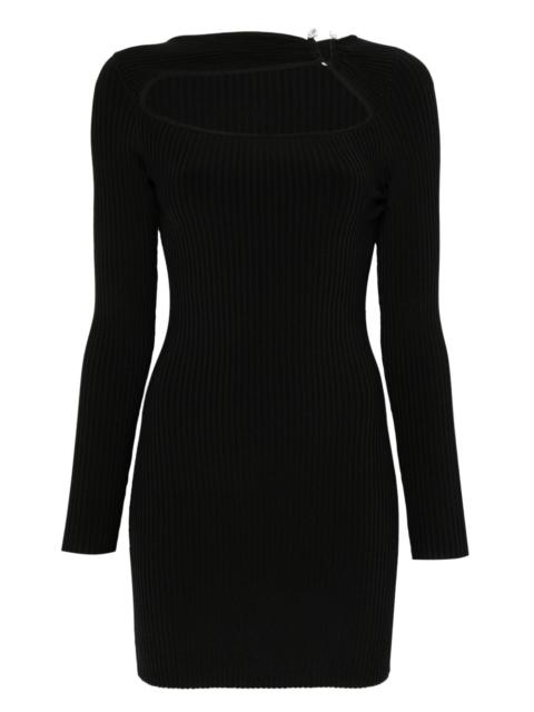 David Koma cut-out ribbed dress
