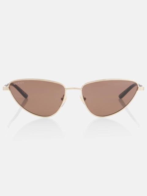 GUCCI Logo cat-eye sunglasses