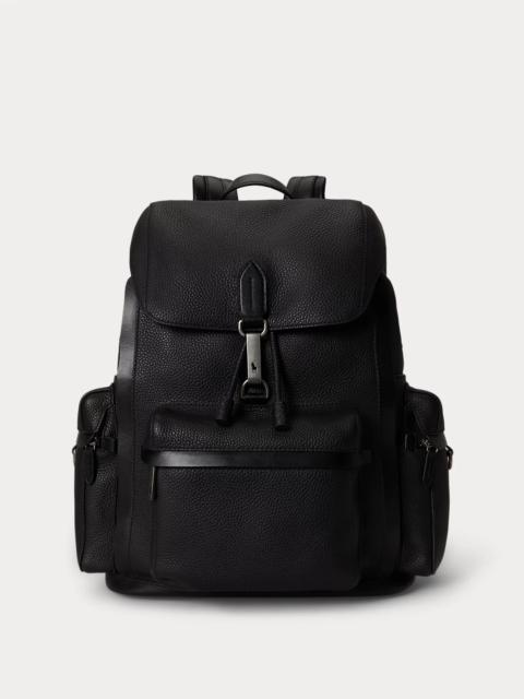 Polo Ralph Lauren Polo ID Pebbled Leather Backpack