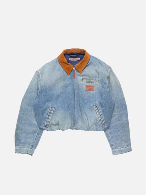 Acne Studios Denim bomber blouson - Mid blue