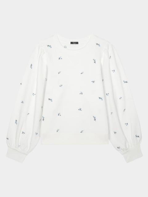 Rails Tiffany Floral Puff-Sleeve Sweatshirt