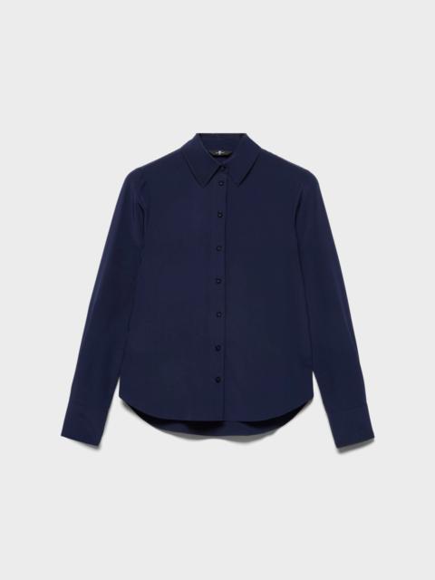 7 For All Mankind LONG SLEEVE SLIM FIT BLOUSE in Silk
