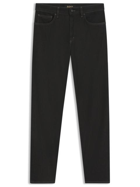 BOSS BOSS X ASTON MARTIN JEANS WITH ALUMINUM OVERDYE