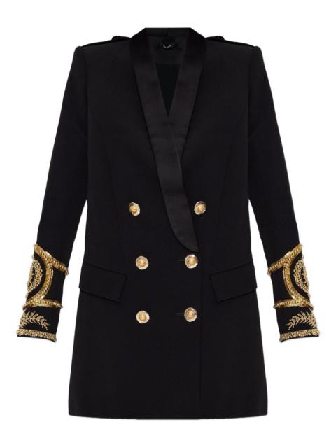 Balmain embellished double-breasted dress