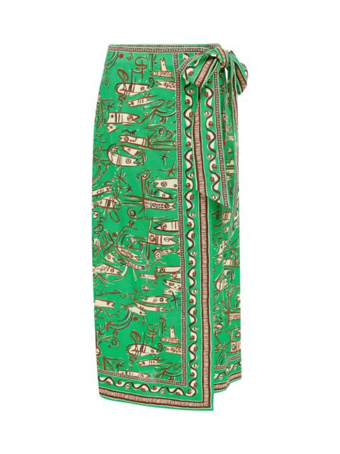 ALÉMAIS Fish Sticks Sarong Skirt