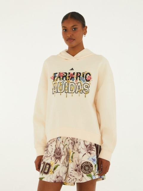FARM RIO Hoodie Adidas Striped Liberty Off-White