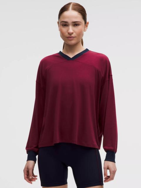 lululemon Jersey Training V-Neck Long-Sleeve Shirt