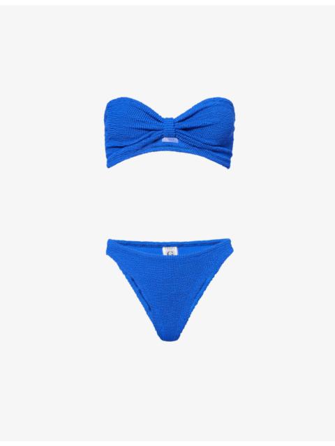 Hunza G Jean ruched bikini