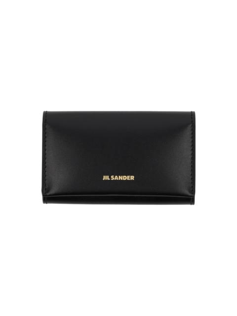 Jil Sander Leather Keychain Clutch Bag