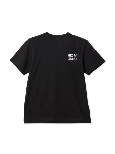 sacai geoff sacai Embroidery T-Shirt