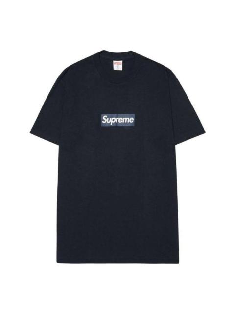 Supreme Supreme KAWS Chalk Logo Tee Navy - SS21T7 NAVY | REVERSIBLE