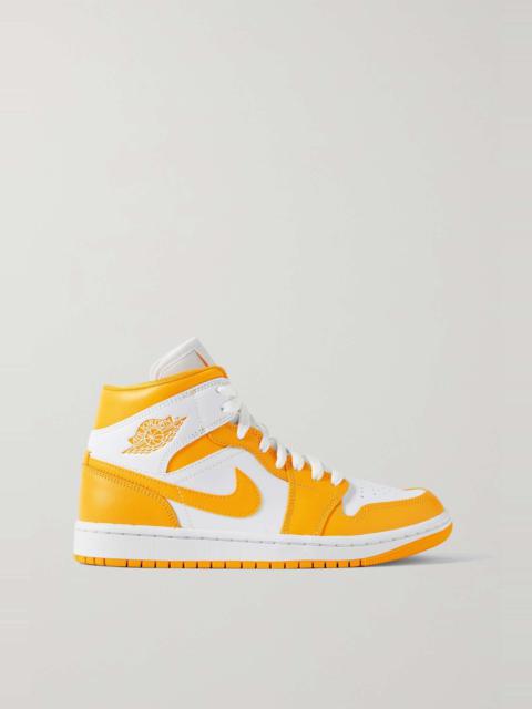 Jordan Air Jordan 1 Mid leather high-top sneaers