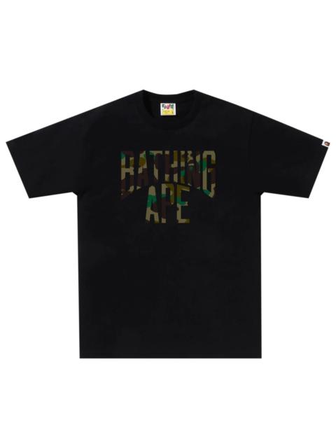 A BATHING APE® BAPE 1st Camo NYC Logo Tee 'Black/Green'