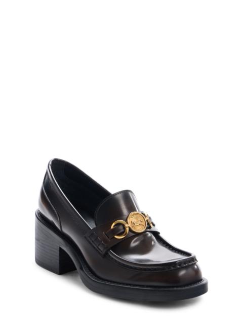 Chloé Chloé Dakota Loafer Pump in Oak Brown at Nordstrom
