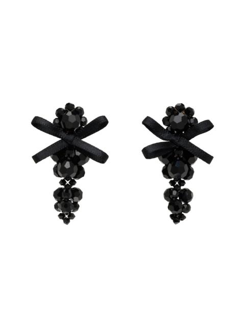 Simone Rocha Petite Bow Detail Cluster Earrings