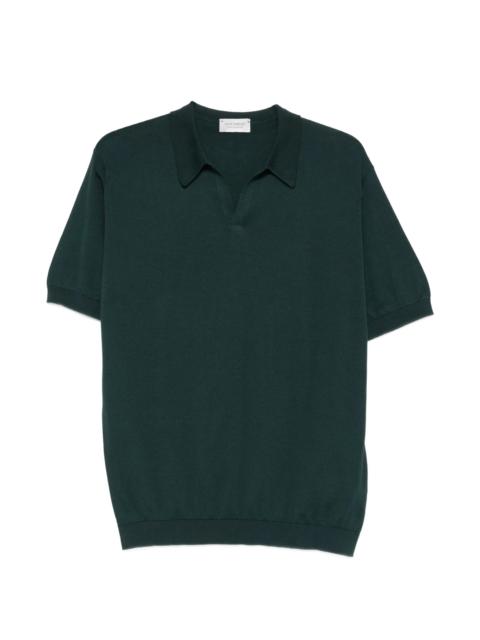 JOHN SMEDLEY John Smedley Noah Polo-collar T-shirt