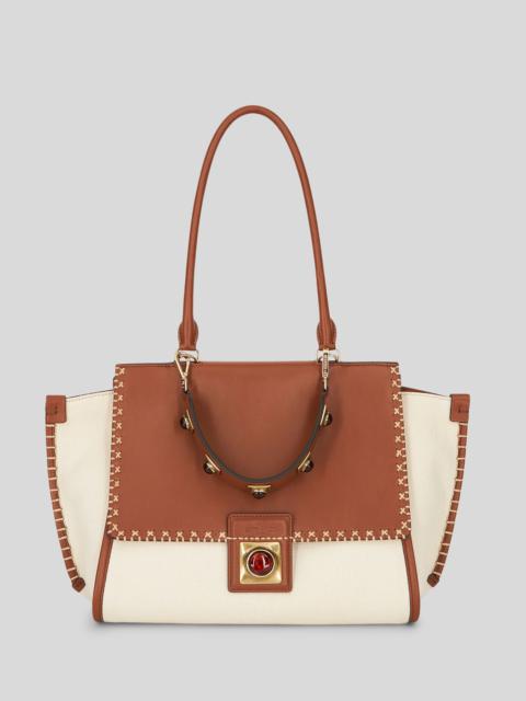 Etro MEDIUM CROWN ME HANDBAG WITH AMBER STONES
