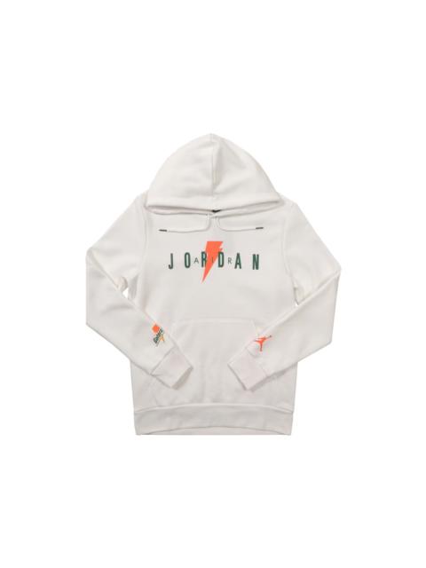 Jordan Jordan Sportswear Like Mike Fleece 3 Pullover Hoodie White