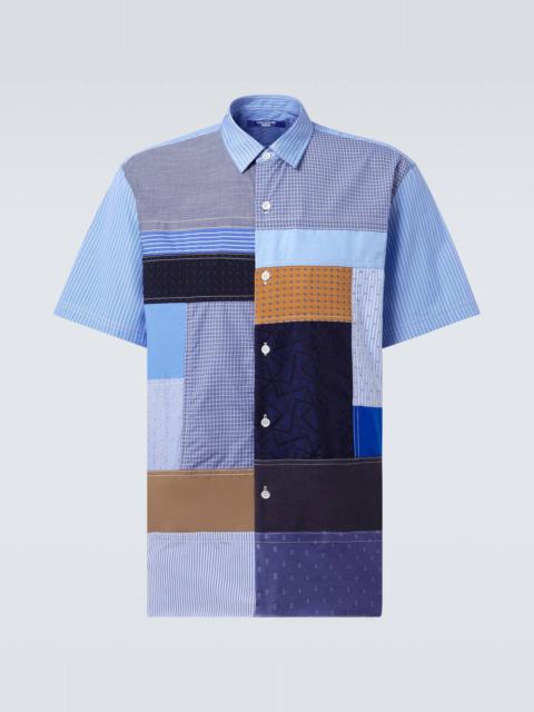 Junya Watanabe MAN Patchwork cotton shirt