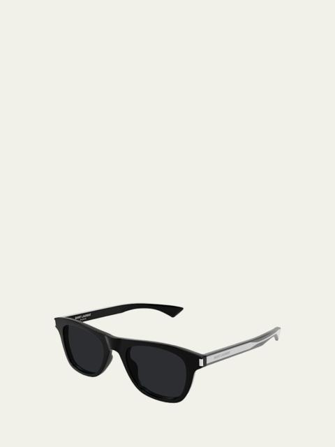SAINT LAURENT Men's SL 879-001 Acetate Square Sunglasses