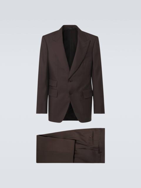 Shelton organza twill suit