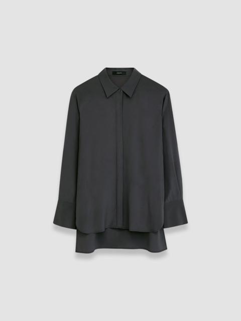 JOSEPH Silk Crepe de Soie Bold Blouse