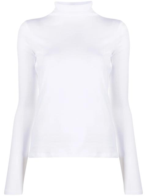 Vince Vince Roll-neck Cotton Blouse