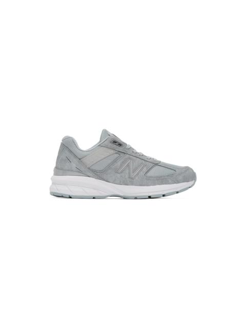 New Balance Grey Made in US 990v5 Sneakers