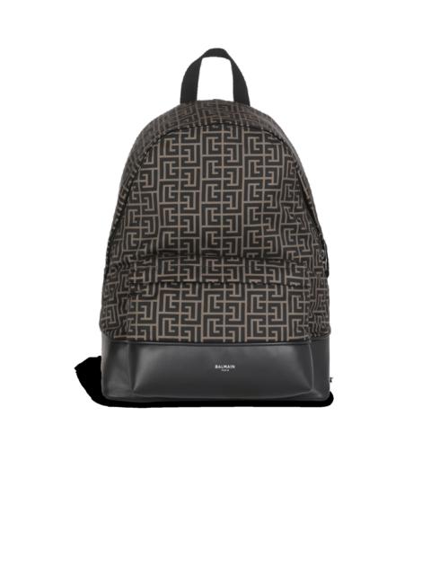 Balmain Bicolor  jacquard 1945 backpack