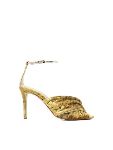 forte_forte Velvet heel sandals