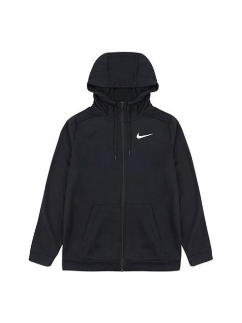 Nike Nike Dri-FIT logo Quick Dry Casual Sports Hooded Jacket Black CJ4317-010