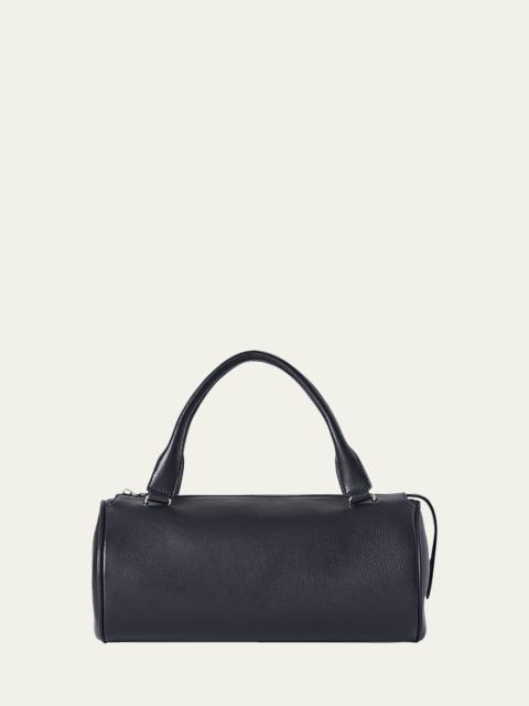 The Row Edith Small Top-Handle Bag in Saddle Leather