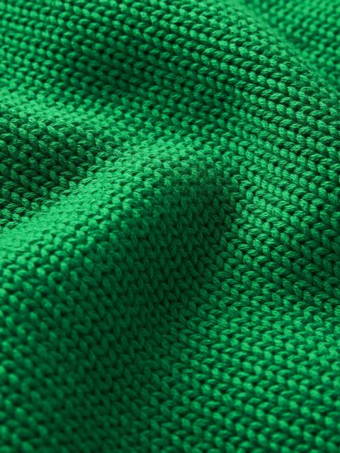 BODEN Lucy Cotton V-neck Sweater-Highland Green