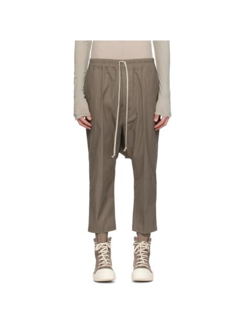 Gray Drawstring Trousers