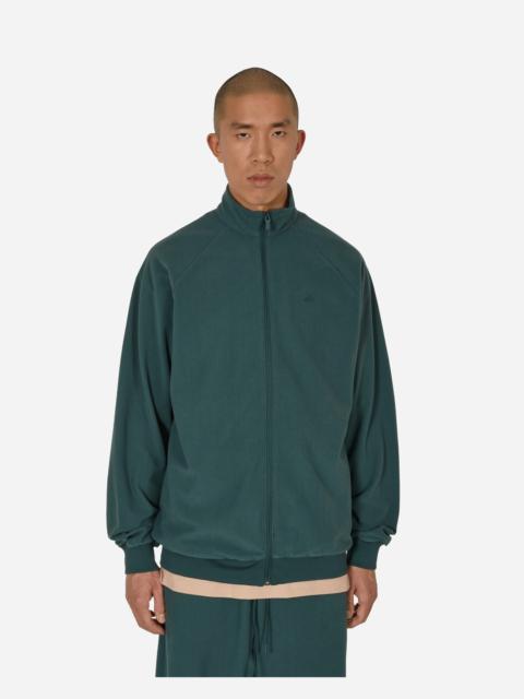 Basketball Brushed Track Top Mineral Green