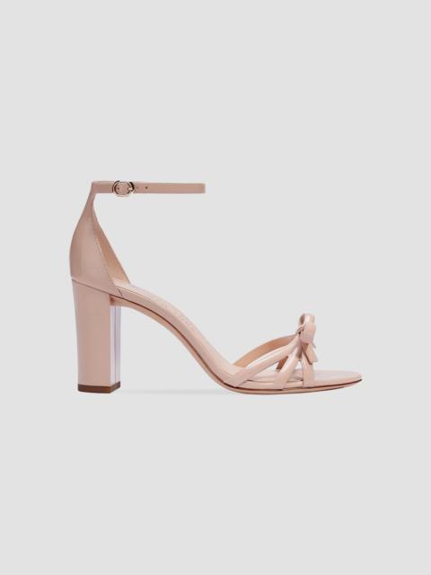 kate spade Women's Flamenco Bow Patent Leather Ankle-Strap Sandals - Peach Shak