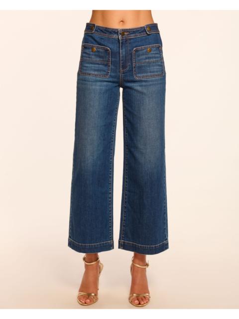 RAMY BROOK Gemma Mid-Rise Cropped Jean
