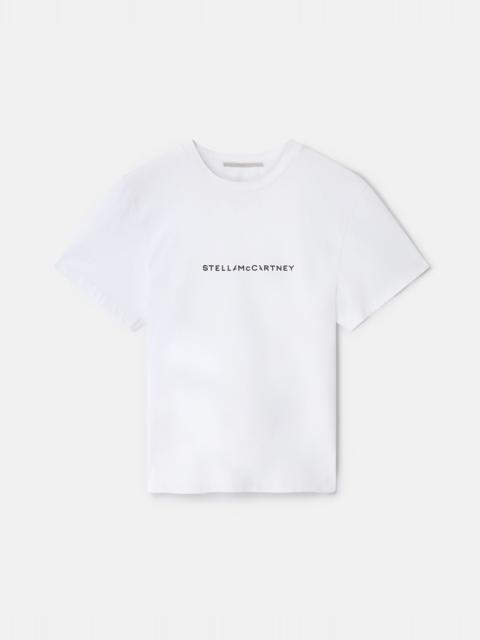 Stella McCartney Stella Iconics Logo Relaxed Fit T-Shirt