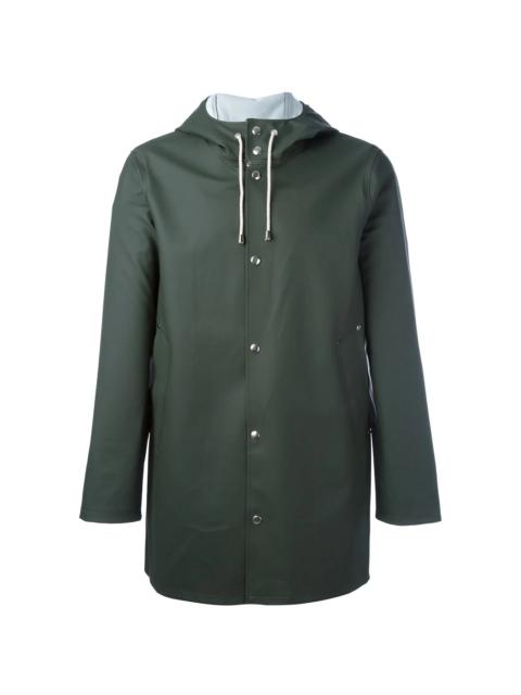 Stutterheim drawstring hood raincoat