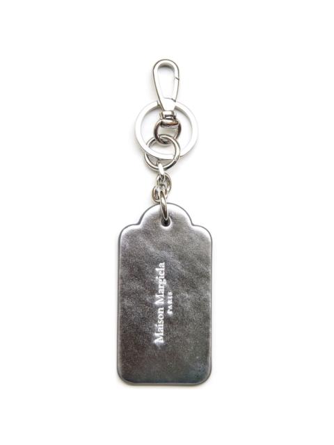 Maison Margiela logo-embossed leather key ring