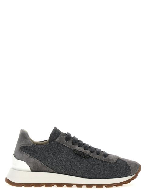 Brunello Cucinelli Monile Sneakers Gray