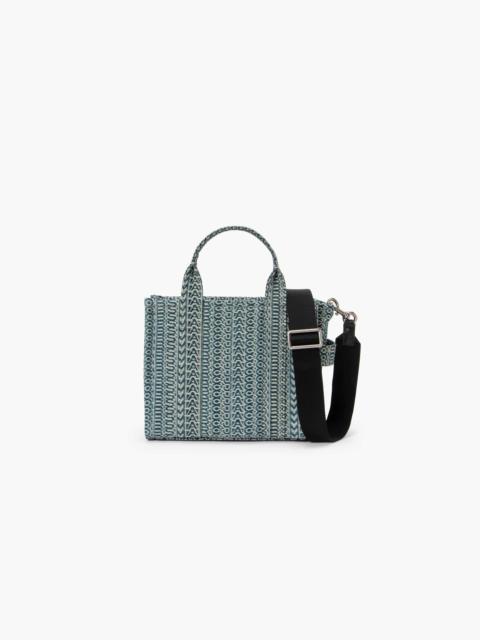 Marc Jacobs THE WASHED MONOGRAM DENIM MINI TOTE BAG