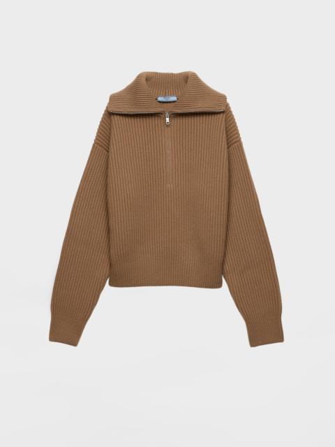 Prada Ribbed knit cashmere sweater
