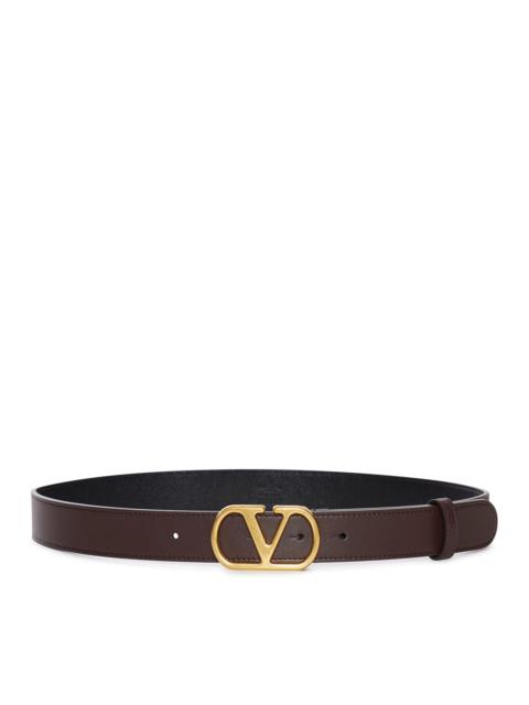 Valentino Caramel leather reversible belt | gebnegozionline