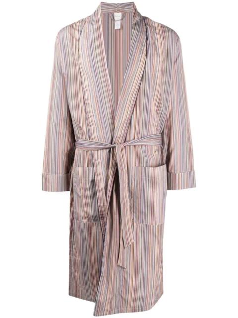 Paul Smith Artist Stripe tie-waist jacket