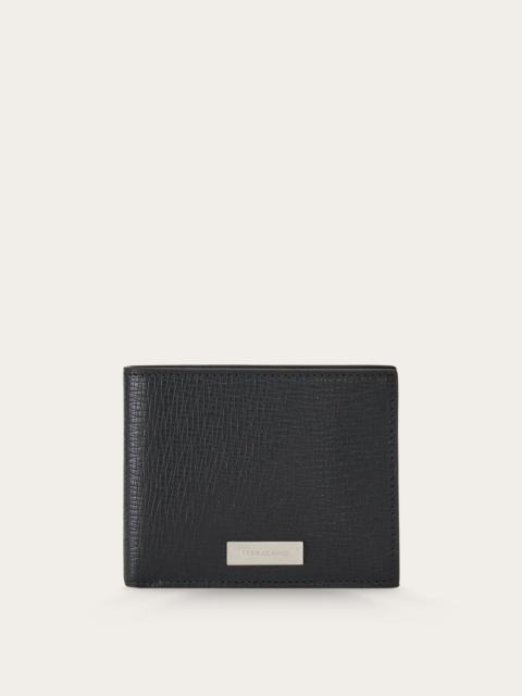 FERRAGAMO Wallet with custom metal plate