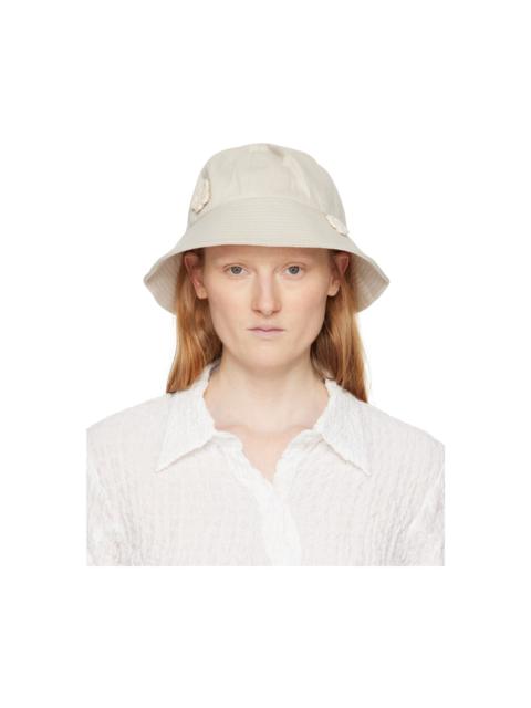 Song for the Mute Off-White Daisy Bucket Hat