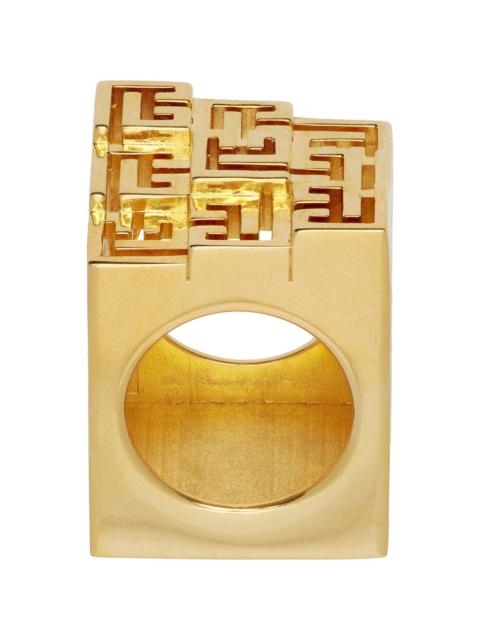 Balmain 3D Multi 'PB' Ring